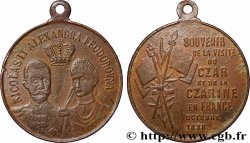 TERCERA REPUBLICA FRANCESA Médaille de la visite du Tsar en France