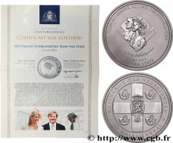 NETHERLANDS Médaille, Réception du double portrait par le conseil d’état
