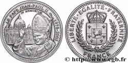 FUNFTE FRANZOSISCHE REPUBLIK Médaille, Le pape Jean-Paul II