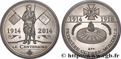 QUINTA REPUBBLICA FRANCESE Médaille commémorative, Centenaire de la Première Guerre Mondiale