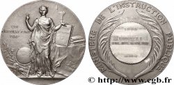 ALGÉRIE - TROISIÈME RÉPUBLIQUE Médaille, Cours d’adultes AU/AU