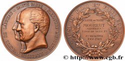 III REPUBLIC Médaille, Victor de Lanneau et Alexandre Labrouste, Classe de mathématique AU