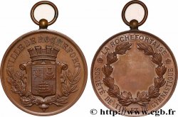 TROISIÈME RÉPUBLIQUE Médaille, La Rochefortaise, Société de Tir et gymnastique