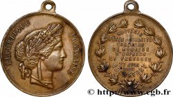 TROISIÈME RÉPUBLIQUE Médaille, Concours de musique, Souvenir des fêtes de charité