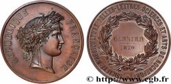 III REPUBLIC Médaille, Société d’agriculture, sciences, arts et belles-lettres