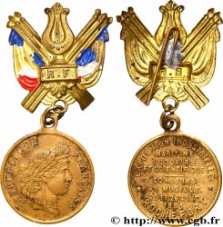 TROISIÈME RÉPUBLIQUE Médaille, Exposition industrielle, maritime, scolaire et scientifique