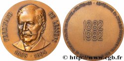 CINQUIÈME RÉPUBLIQUE Médaille, Ferdinand de Lesseps, Centenaire du syndicat professionnel des entrepreneurs de travaux publics de France et d’Outre-Mer