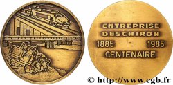 CINQUIÈME RÉPUBLIQUE Médaille, Centenaire de l’entreprise Deschiron