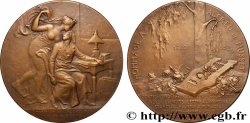 III REPUBLIC Médaille, Hommage à Alfred de Musset AU