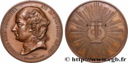 SECOND EMPIRE Médaille, Décès de Pierre Jean Béranger AU