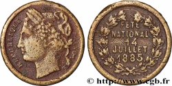 DRITTE FRANZOSISCHE REPUBLIK Médaille, Souvenir du 14 juillet
