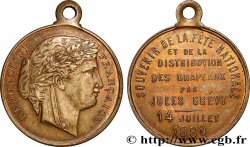 DRITTE FRANZOSISCHE REPUBLIK Médaille, Souvenir de la fête nationale et de la distribution des drapeaux