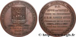 PREMIER EMPIRE / FIRST FRENCH EMPIRE Médaille, Entrée du Duc d’Angoulême à Bordeaux AU/AU