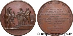 LOUIS XVIII Médaille, Présentation du Duc de Bordeaux AU