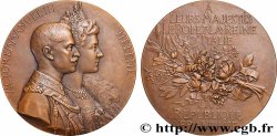 ITALY - KINGDOM OF ITALY - VICTOR-EMMANUEL III Médaille, Victor Emmanuel III et Helene, offert par la République française