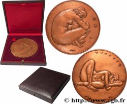 CINQUIÈME RÉPUBLIQUE Médaille, la Femme par Volti