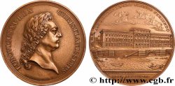 LOUIS XV DIT LE BIEN AIMÉ Médaille, Construction de l’Hôtel des monnaies, refrappe, Exemplaire éditeur