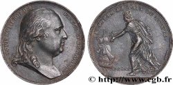 LUIGI XVIII Médaille, Débarquement de Louis XVIII à Calais