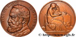 LITERATURE : WRITERS - POETS Médaille, Victor Hugo, refrappe