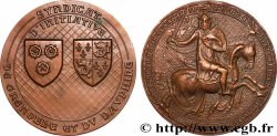 V REPUBLIC Médaille, Grand sceau d’Humbert II de Viennois, Syndicat d’initiative de Grenoble et du Dauphiné
