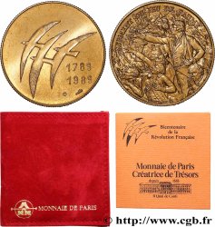 FUNFTE FRANZOSISCHE REPUBLIK Médaille Du Bicentenaire de la Révolution Française