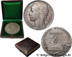 III REPUBLIC Médaille, Régates, Marine marchande