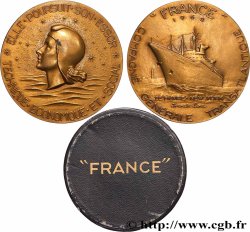 CINQUIÈME RÉPUBLIQUE Médaille, Paquebot France
