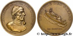FAMOUS FIGURES Médaille, Commandant Cousteau, la Calypso