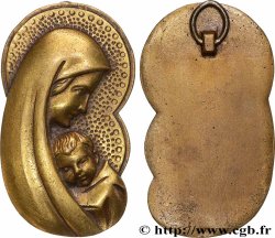 RELIGIOUS MEDALS Plaquette, Vierge Marie à l’enfant