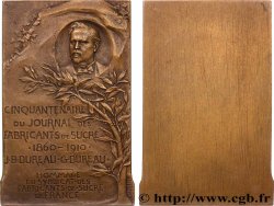 III REPUBLIC Plaquette, Cinquantenaire du journal des fabricants de sucre