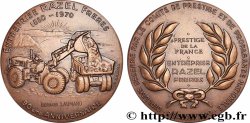V REPUBLIC Médaille, 90e anniversaire de l’entreprise RAZEL FRERES 