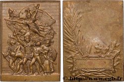 III REPUBLIC Plaquette, Le Départ des volontaires de 1792