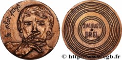 V REPUBLIC Médaille, Jacques Brel