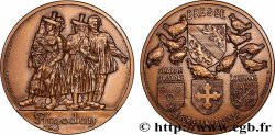CINQUIÈME RÉPUBLIQUE Médaille, Le rigodon de Bresse