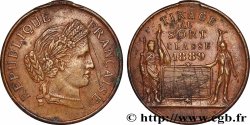 DRITTE FRANZOSISCHE REPUBLIK Médaille, Souvenir du tirage au sort