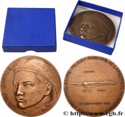 AÉRONAUTIQUE - AVIATION : AVIATEURS & AVIONS Médaille, Roland Garros et la première traversée de la Méditerranée