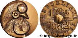 FUNFTE FRANZOSISCHE REPUBLIK Médaille, Bicentenaire de la République Française