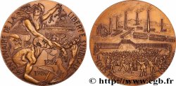 FUNFTE FRANZOSISCHE REPUBLIK Médaille, Centenaire de la liberté syndicale