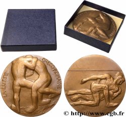 CINQUIÈME RÉPUBLIQUE Médaille, La lutte gréco-romaine