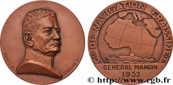 QUATRIÈME RÉPUBLIQUE Médaille, Compagnie de navigation Fraissinet, Général Mangin