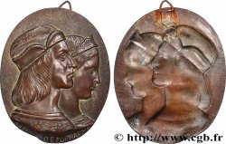 ART, PAINTING AND SCULPTURE Plaque, Raphaël et la Fornarina