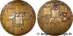 QUINTA REPUBLICA FRANCESA Médaille calendrier, Le Temps