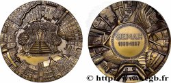QUINTA REPUBLICA FRANCESA Médaille, Société anonyme d’économie mixte d’aménagement du secteur des Halles à Paris