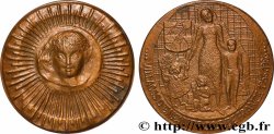 FUNFTE FRANZOSISCHE REPUBLIK Médaille, Villages d’enfants S.O.S. de France