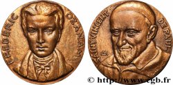 MÉDAILLES RELIGIEUSES Médaille, Frédéric Ozanam, Saint Vincent de Paul