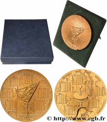 CINQUIÈME RÉPUBLIQUE Médaille calendrier, Le temps