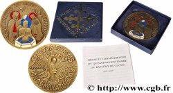 FUNFTE FRANZOSISCHE REPUBLIK Médaille, Quinzième centenaire du baptême de Clovis