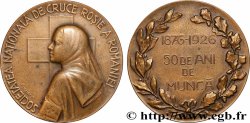 ROUMANIE - FERDINAND Ier Médaille, Société nationale de la croix rouge roumaine
