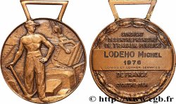FUNFTE FRANZOSISCHE REPUBLIK Médaille, Syndicat des entrepreneurs de travaux publics