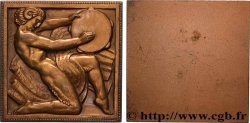 CINQUIÈME RÉPUBLIQUE Plaquette, Danseur au tambourin par Marcel Renard, refrappe